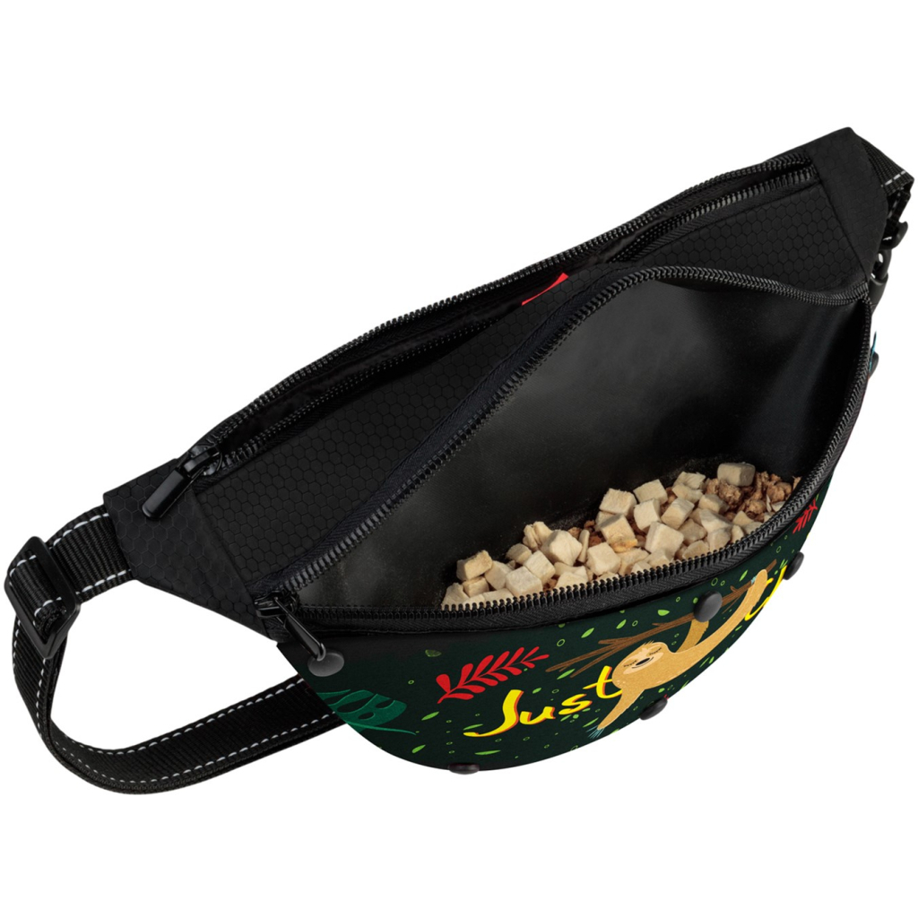 Поясна сумка-бананка для собак WAUDOG Textile "Лінивець" 33х17х10 см (5691)