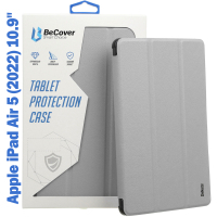 Чохол до планшета BeCover TPU Edge Pencil Apple iPad Air 5 (2022) 10.9" Gray (708771)