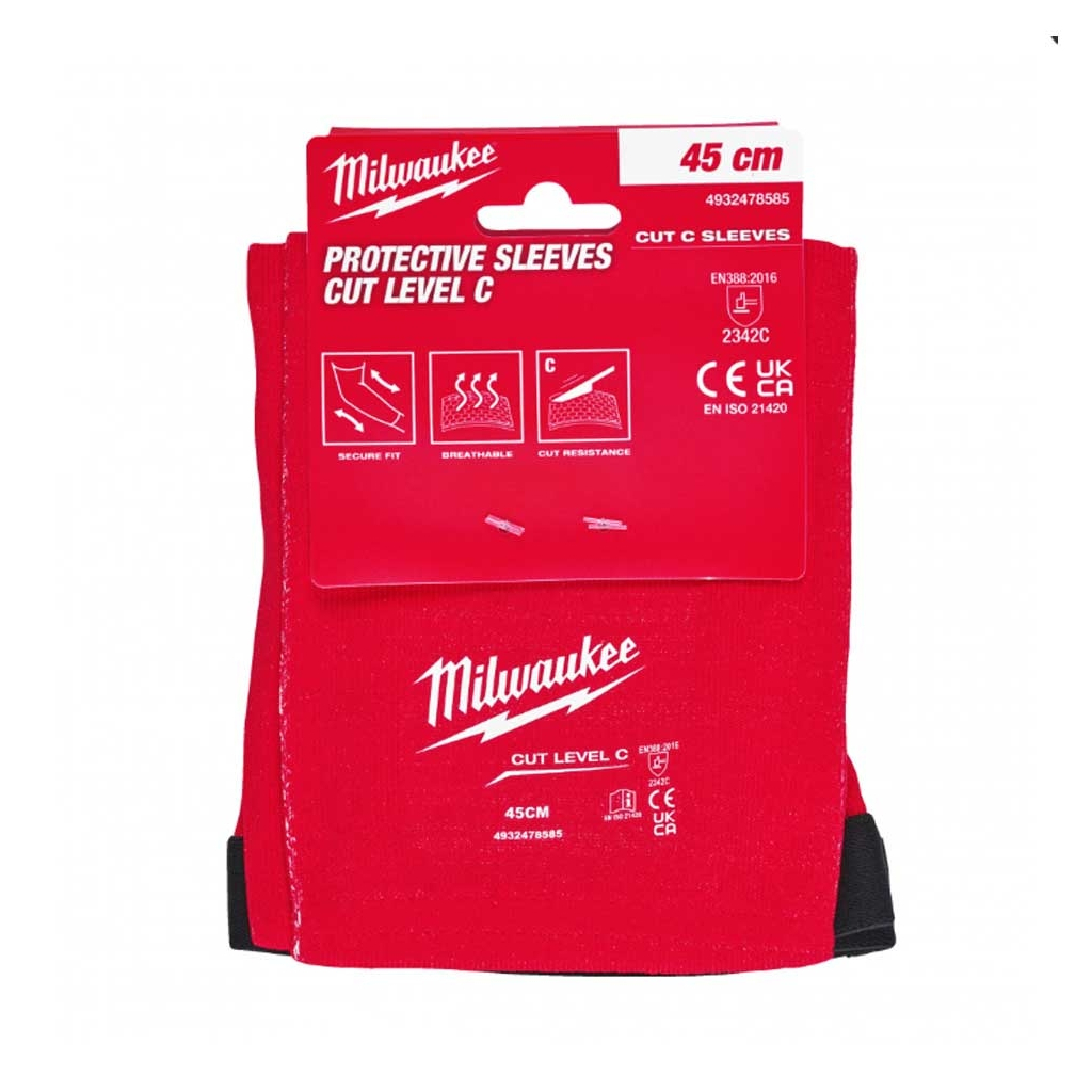 Нарукавники захисні Milwaukee з рівнем опору порізам C, 45 см (4932478585)