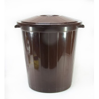 Garbage container Horizon 54.5 x 48.5 cm Brown 65 l (hor-02043/brown)