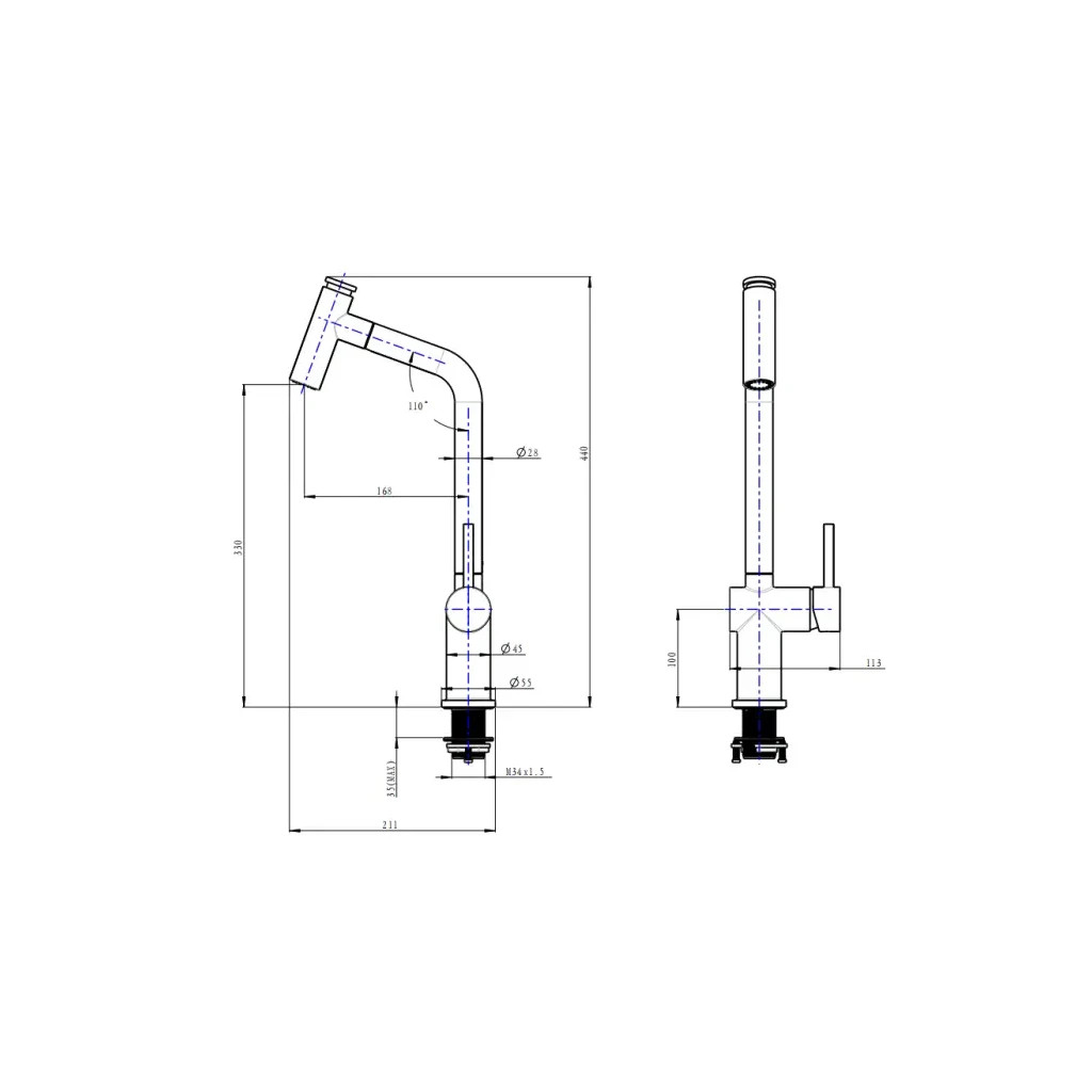 Змішувач Nett FG-44
