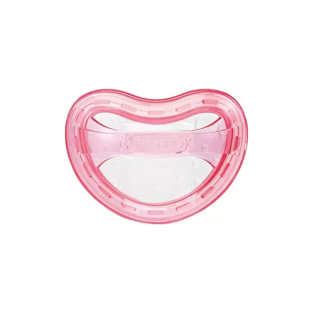 Пустушка Curaprox + контейнер для зберігання 18-36 міс. рожева (Babysoother pink size 2)