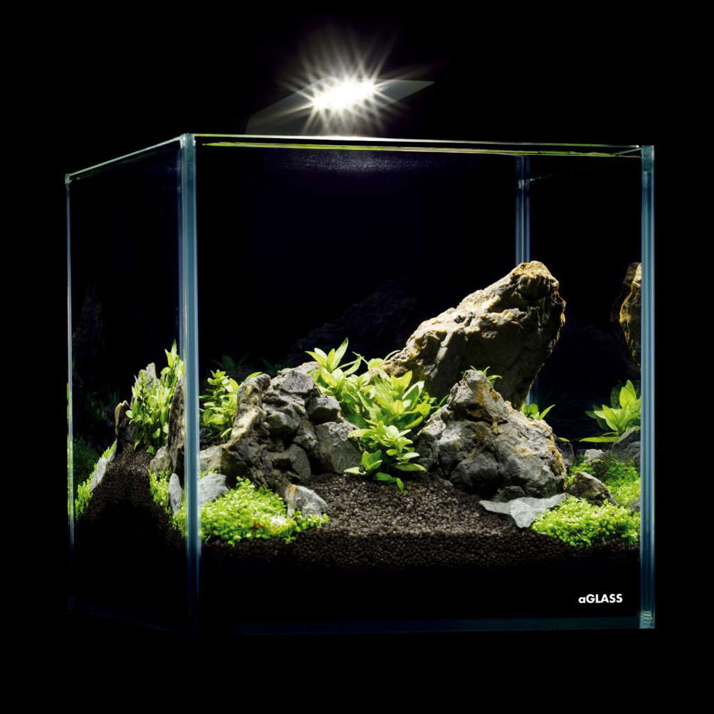 Акваріум Aqualighter набір NaGLASS Nano Set 220 мм 10 л (7142)