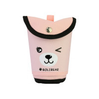 Cool For School pencil case stand 1 compartment Pink (B-8695-pink)