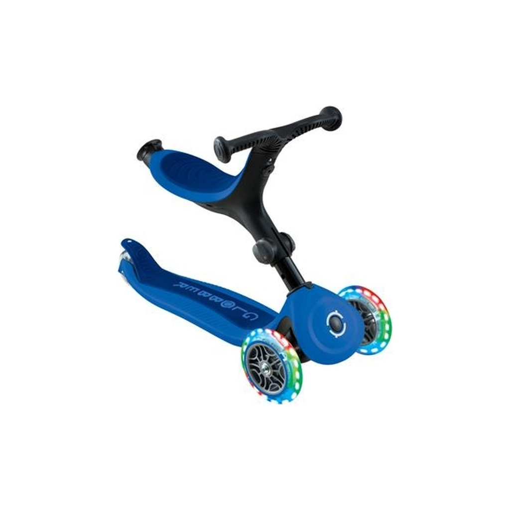 Самокат Globber Go Up Active 1+ до 20/50 кг Led синій/темно-синій (744-100)
