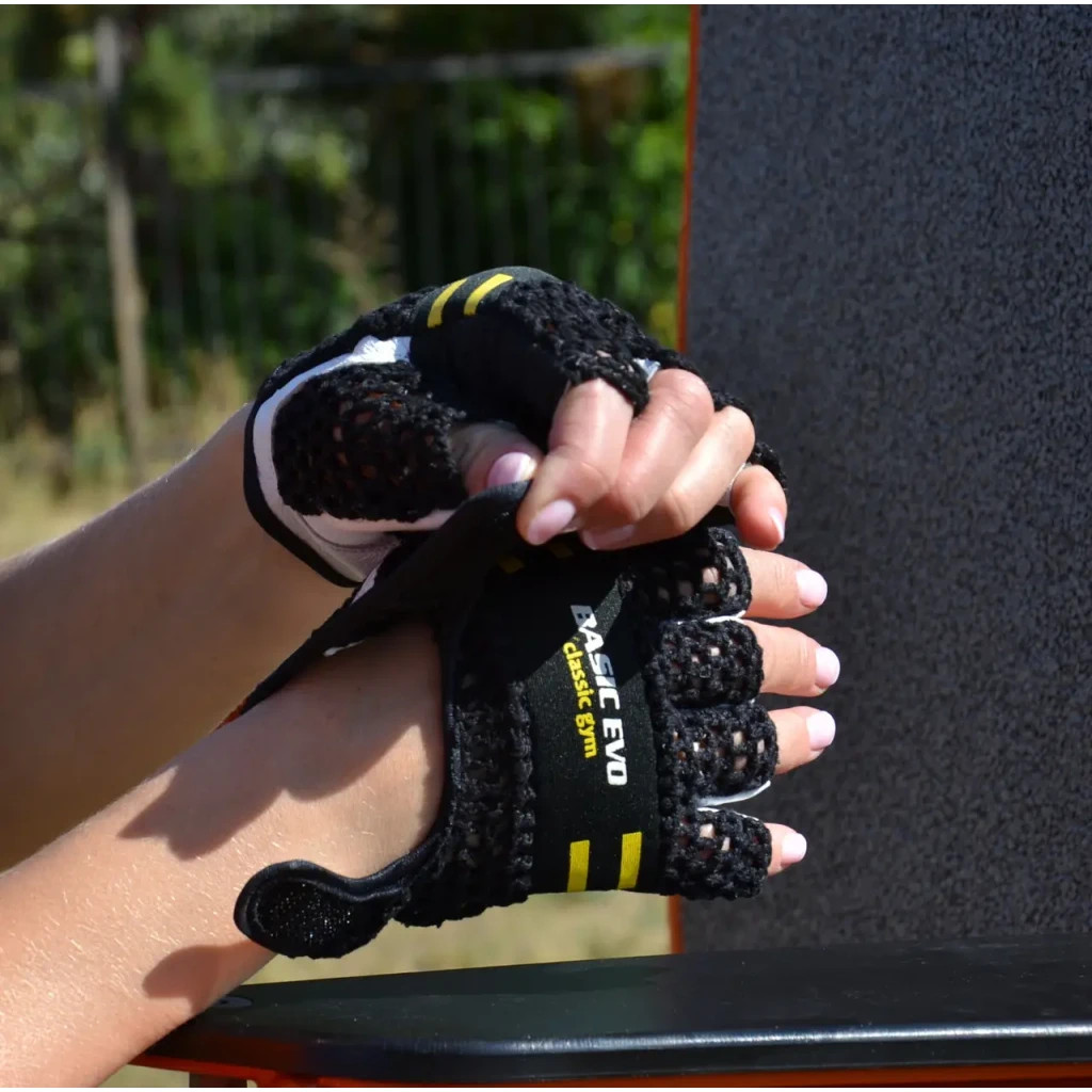 Рукавички для фітнесу Power System PS-2100 Basic EVO Black/Yellow Line XXL (PS_2100E_XXL_Black/Yellow)