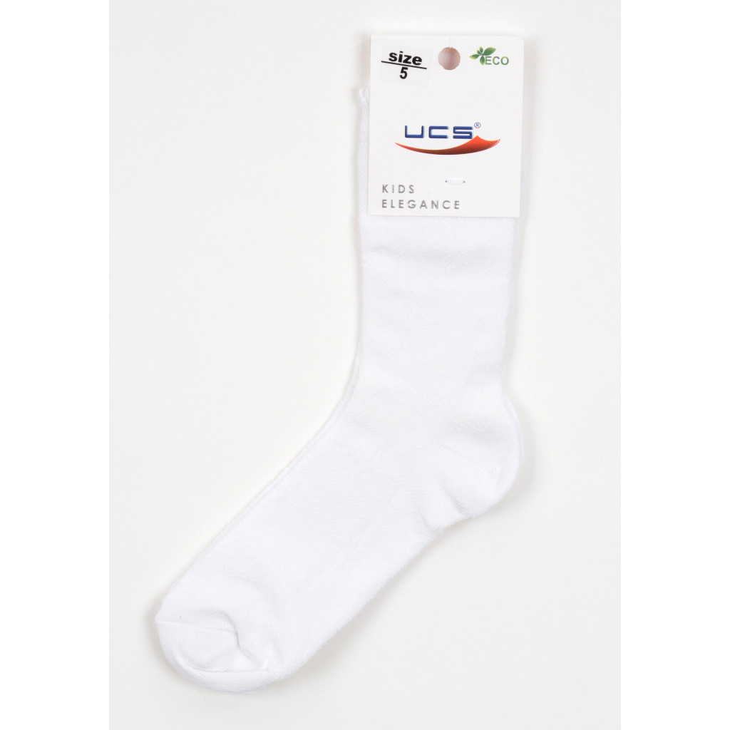 Шкарпетки дитячі UCS Socks однотонні (M0C0101-109911-white)