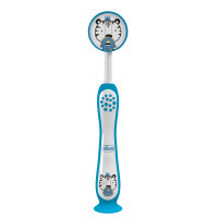 Chicco children's toothbrush with suction cup, 3-6 years old blue (8058664174737) (12083.11)