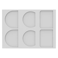 Baking mold Silikomart Chablon Buche 96x73 - 87x70 - 96x73 h 2 mm (CHA06 CHABLON BUCHE)