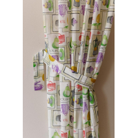 Curtain Provence Green apples 140x250 cm (034899)