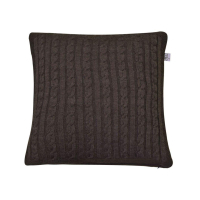 Pillowcase Provence decorative knitted SOFT Mocha 45x45 (011741)