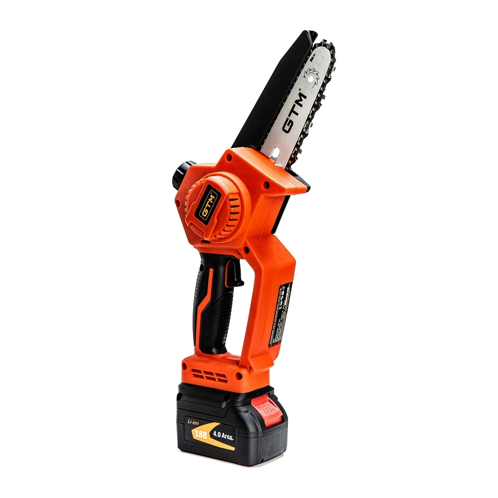 Ланцюгова пила GTM CS18/127BL, 18В, шина 5"/12,7см, 4Ah (CS18/127BL KIT)