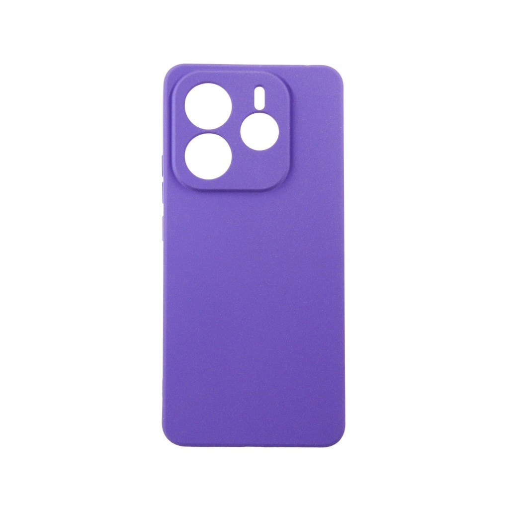 Чохол до мобільного телефона Dengos Kit Xiaomi Redmi Note 14 case Carbon + glass (Purple) (DG-KM-129)
