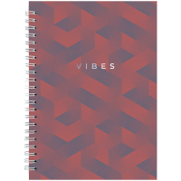 Axent spiral notebook A5 96 sheets, cell, hard cover #27 (8032-27-A)