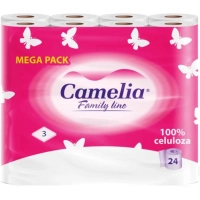 Toilet paper Camelia 3 layers 24 rolls (8606103756244)
