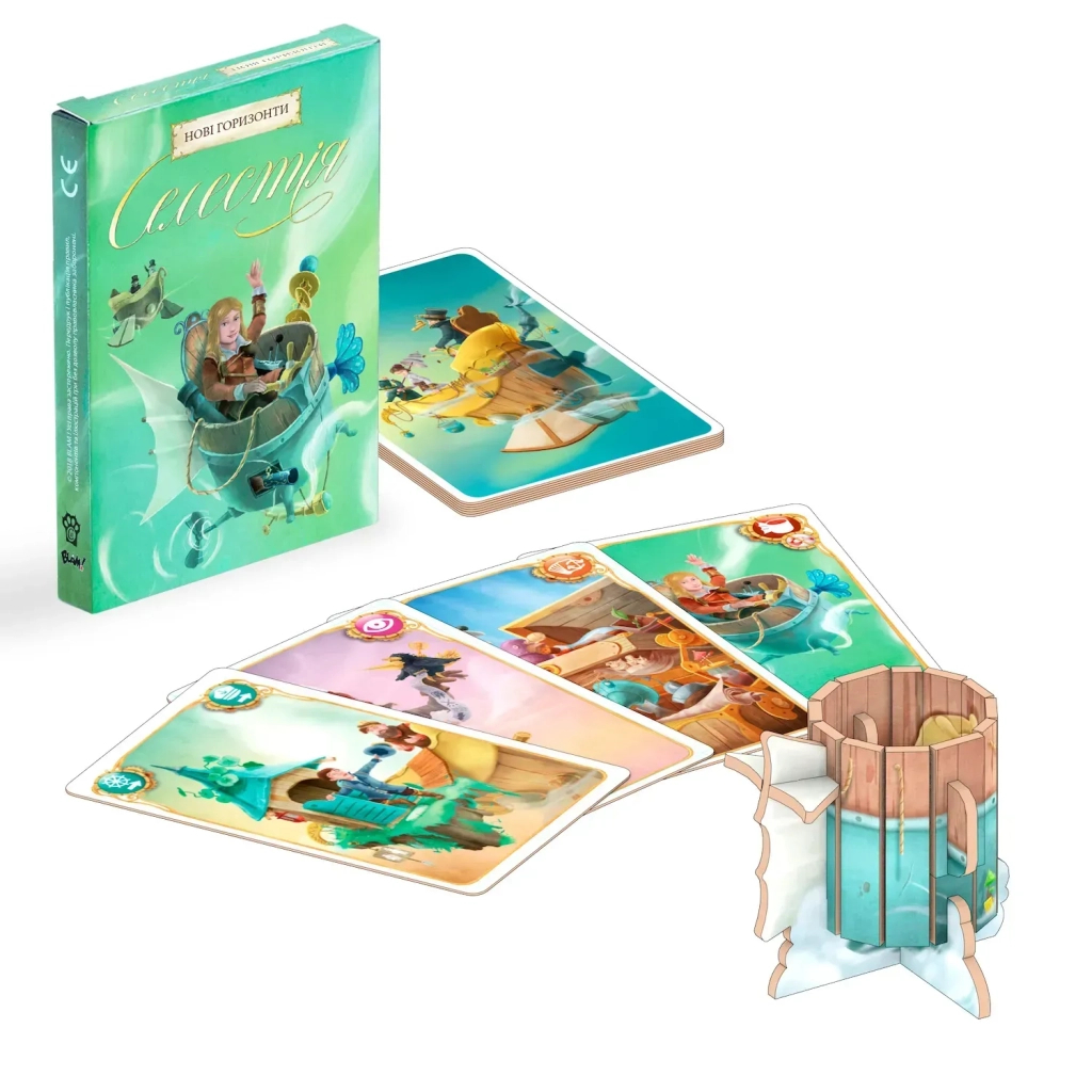 Настільна гра WoodCat Селестія. Нові горизонти (Celestia: A Little Initiative) (укр.) (W0021)