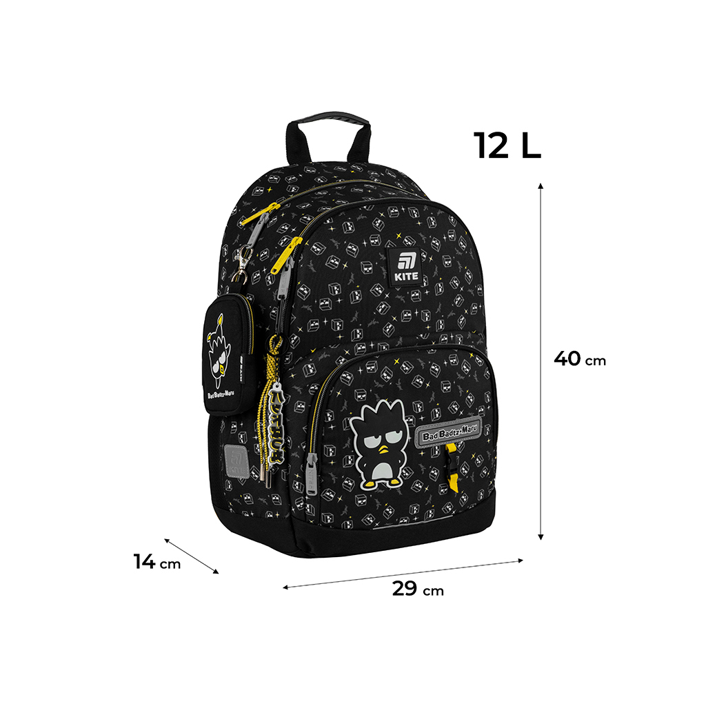 Рюкзак шкільний Kite Education 585 HK-1 Bad Badtz Maru (HK25-585M-1)