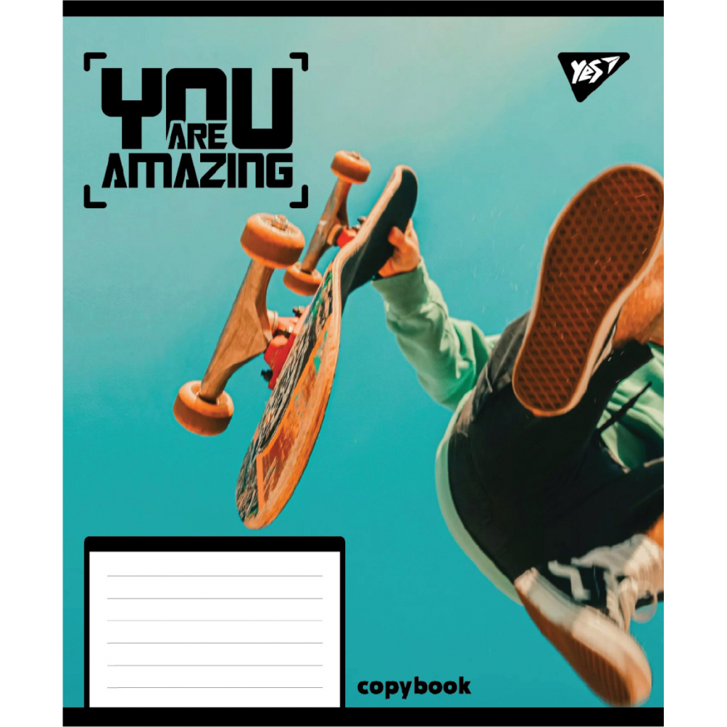 Зошит Yes You are amazing А5 24 аркушів клітинка (767938)