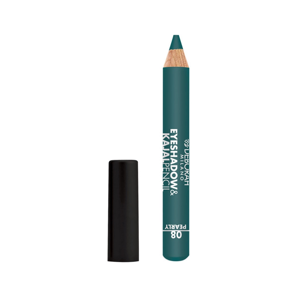 Тіні для повік Deborah Eyeshadow & Kajal Pencil 08 - Pearly Teal Green (8009518319736)