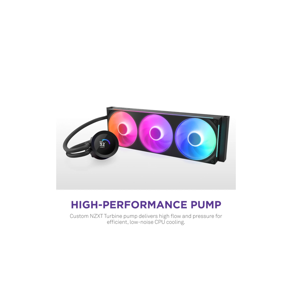 Система рідинного охолодження NZXT Kraken Plus RGB V2-360 mm AIO liquid cooler Bl (RL-KR360-B2) Система рідинного охолодження NZXT Kraken Plus RGB V2-360 mm AIO liquid cooler Bl (RL-KR360-B2)
