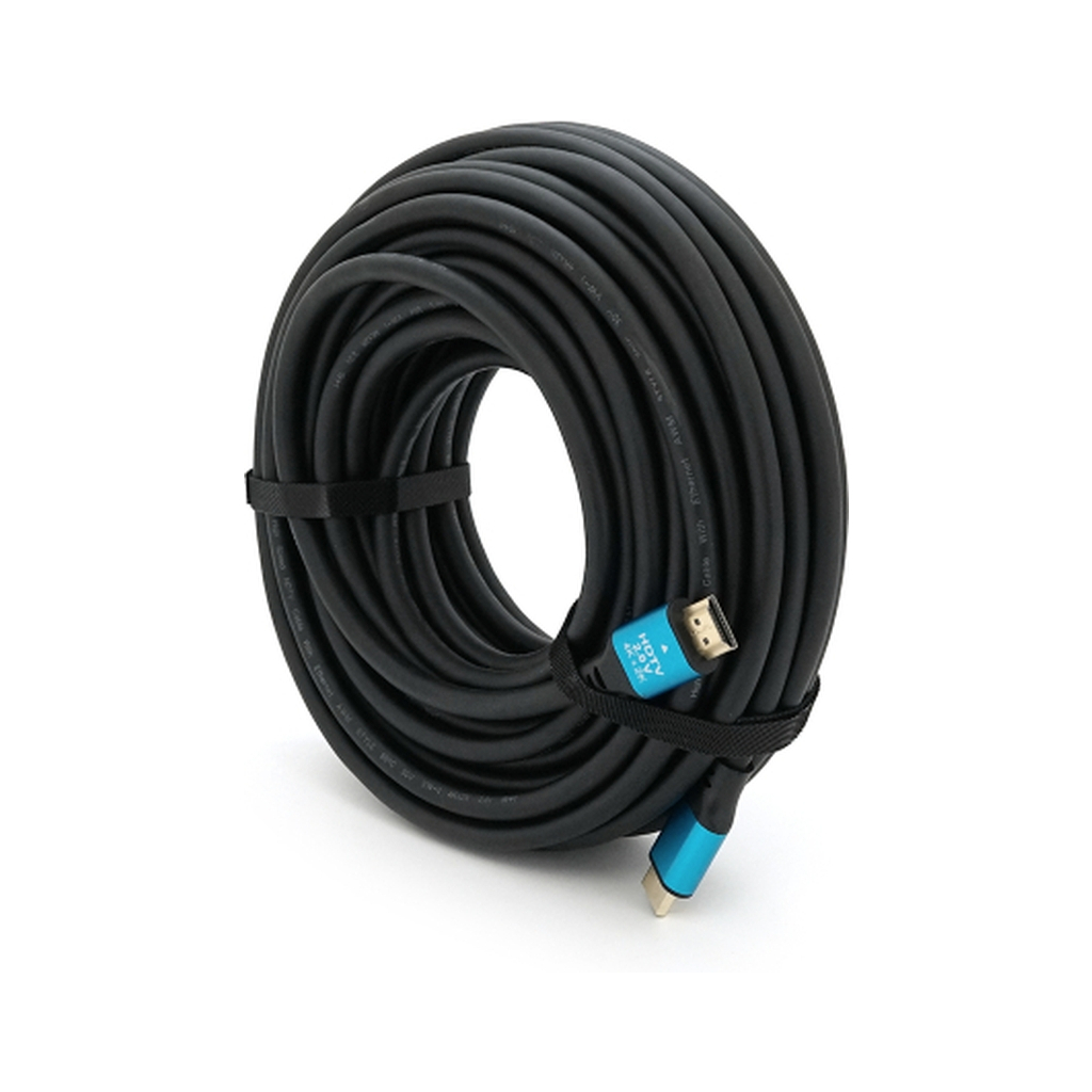 Кабель мультимедійний HDMI M to HDMI M 20.0m V2.0 4Kx2K black Merlion (YT-HDMI(M)/(M)4KV2.0-20m/19122) Кабель мультимедійний HDMI M to HDMI M 20.0m V2.0 4Kx2K black Merlion (YT-HDMI(M)/(M)4KV2.0-20m/19122)