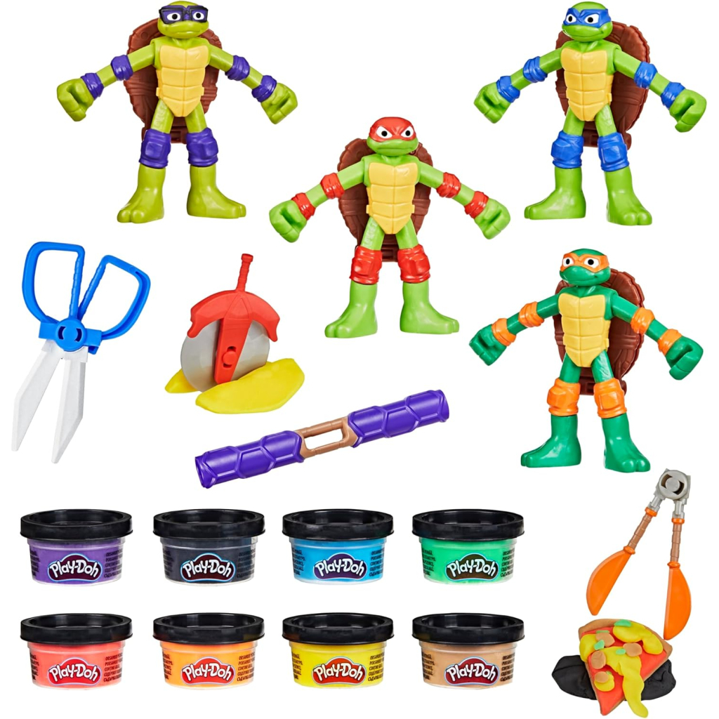 Набір для творчості Hasbro Play-Doh Черепашки-ніндзя Ковабунга (G0556) Набір для творчості Hasbro Play-Doh Черепашки-ніндзя Ковабунга (G0556)