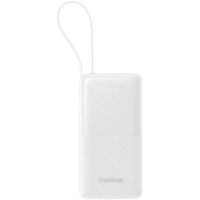 Батарея універсальна Baseus Bipow 2 20000mAh 20W with USB-C cable white (P10077101213-01)