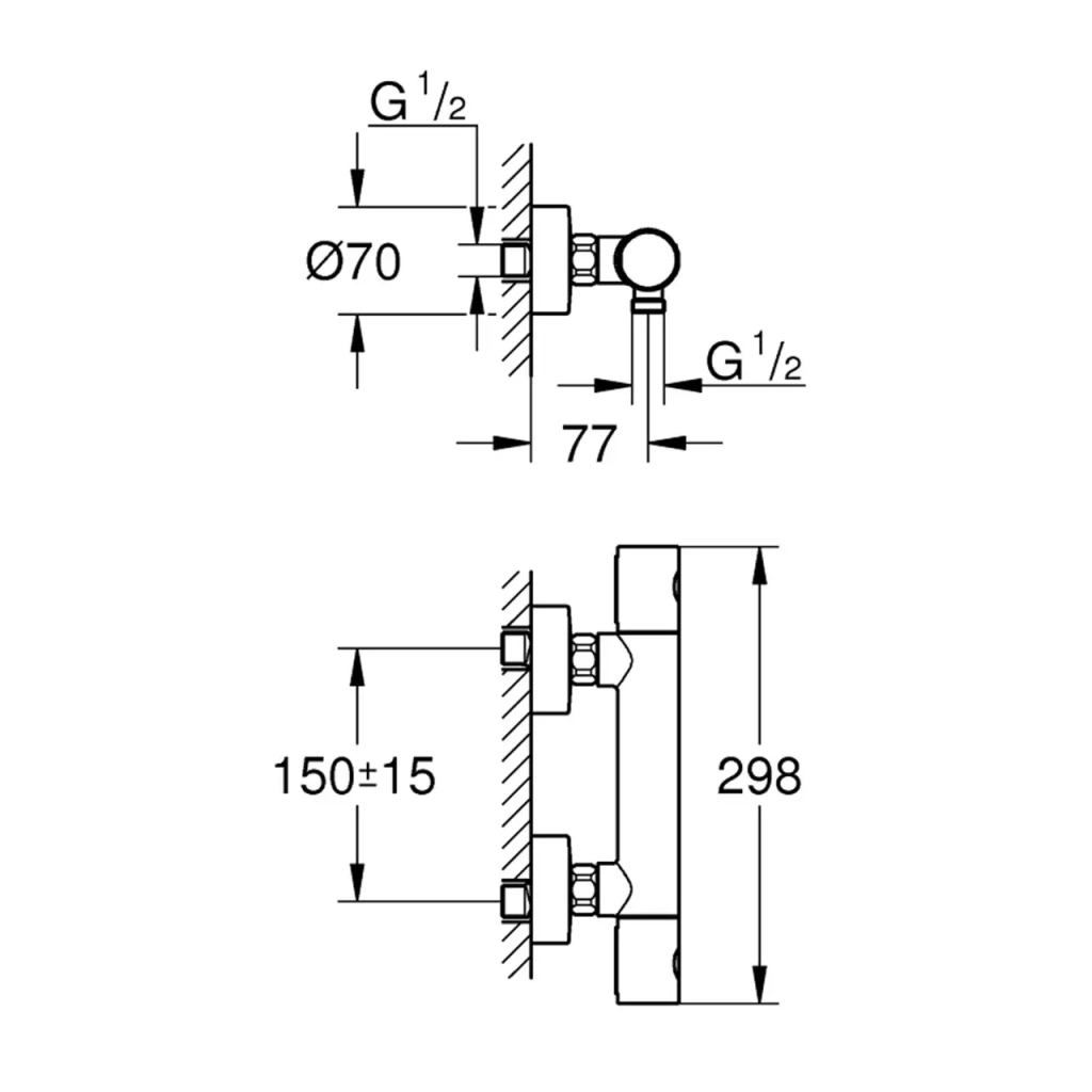 Змішувач Grohe QuickFix Precision Get (34773000) Змішувач Grohe QuickFix Precision Get (34773000)