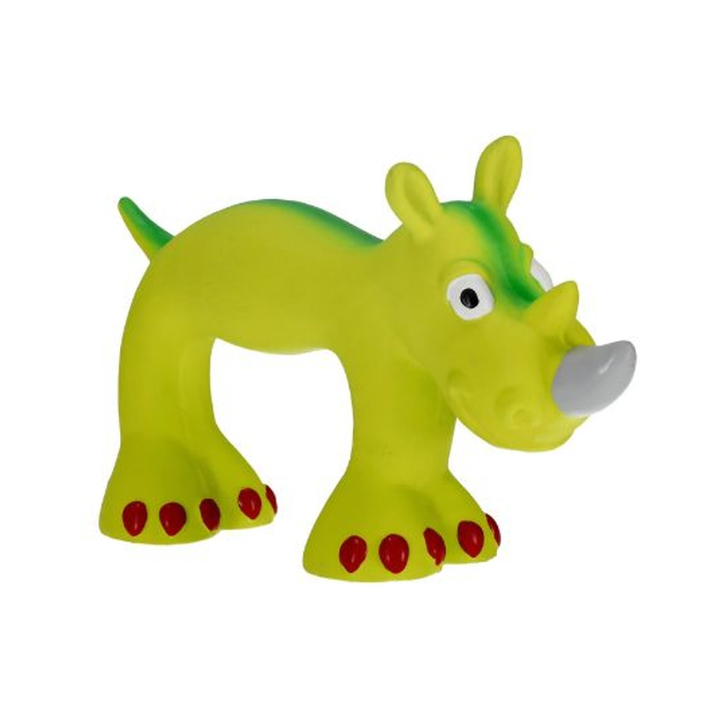 Іграшка для собак MISOKO&CO Носоріг зелений 23 см (BEIRJ01770)