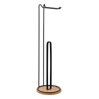 Toilet paper holder ARDESTO Minimalism Black (ARHB3112BT)