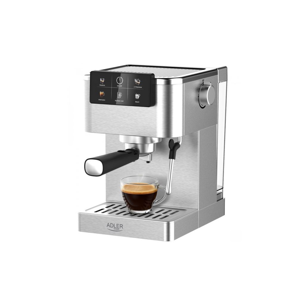 Ріжкова кавоварка еспресо Adler AD 4390 Ріжкова кавоварка еспресо Adler AD 4390