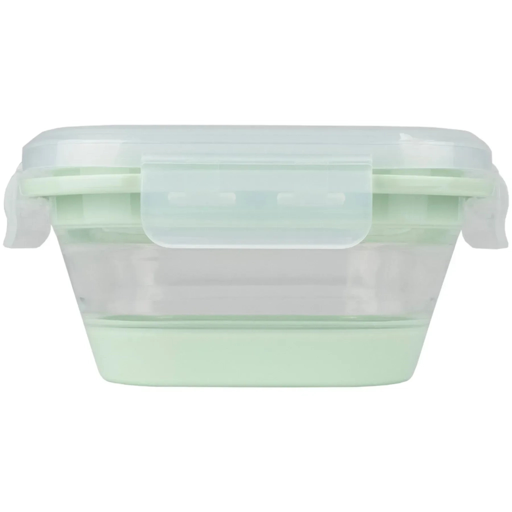 Харчовий контейнер Tribe Collapsible Container 500 мл силіконовий mint (T-FF-0027-mint)