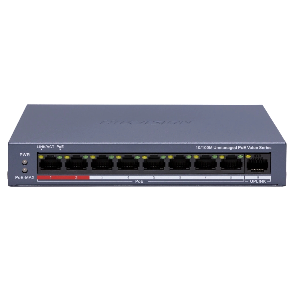 Комутатор мережевий Hikvision DS-3E0109P-E/M(C)
