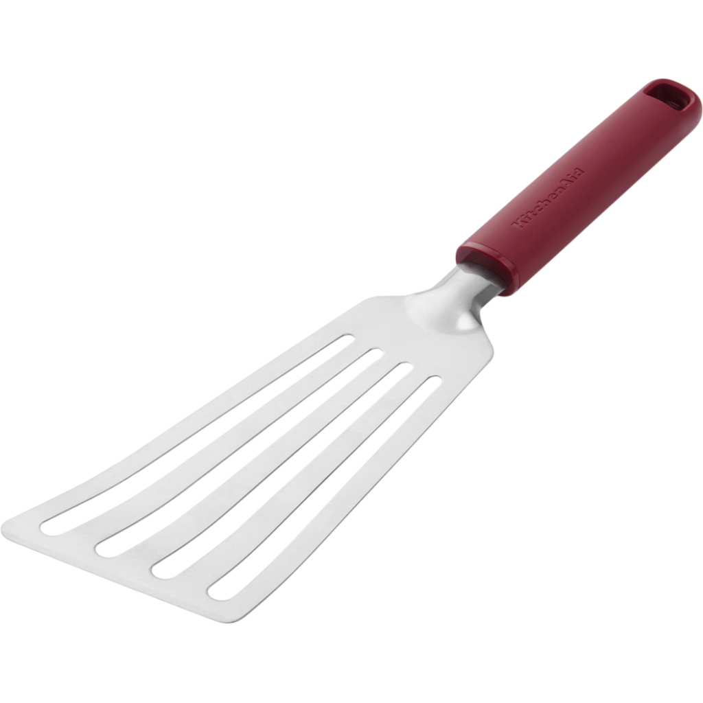 Лопатка кухонна KitchenAid Classic з прорізами 31,5 см червоний (KHA024OHEREG)