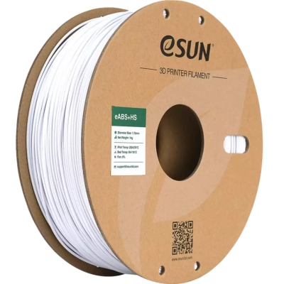 Пластик для 3D-принтера eSUN eABS-HIGH SPEED 1кг, 1.75мм, WHITE COLD (EABS+HS-P175CW1)