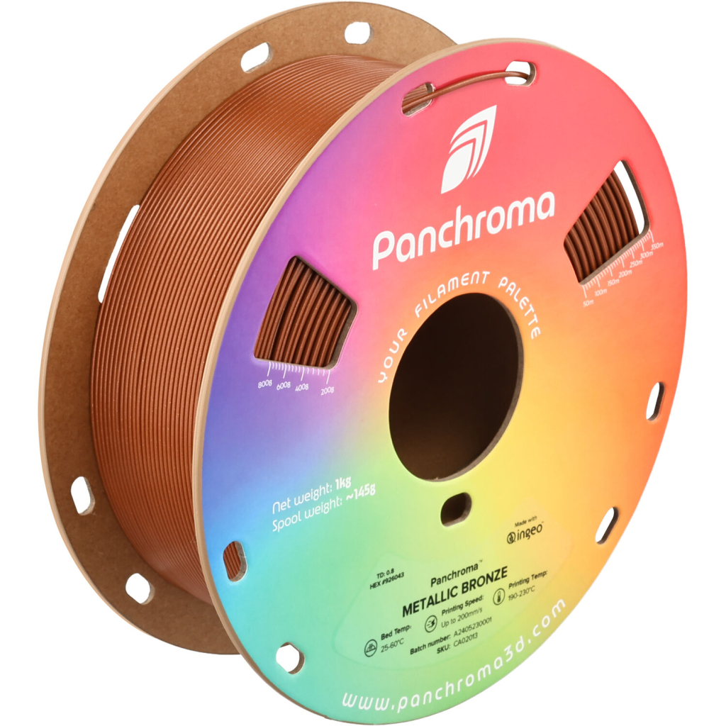 Пластик для 3D-принтера Polymaker PLA PANCHROMA METALLIC 1,75mm 1kg BRONZE (CA02013)