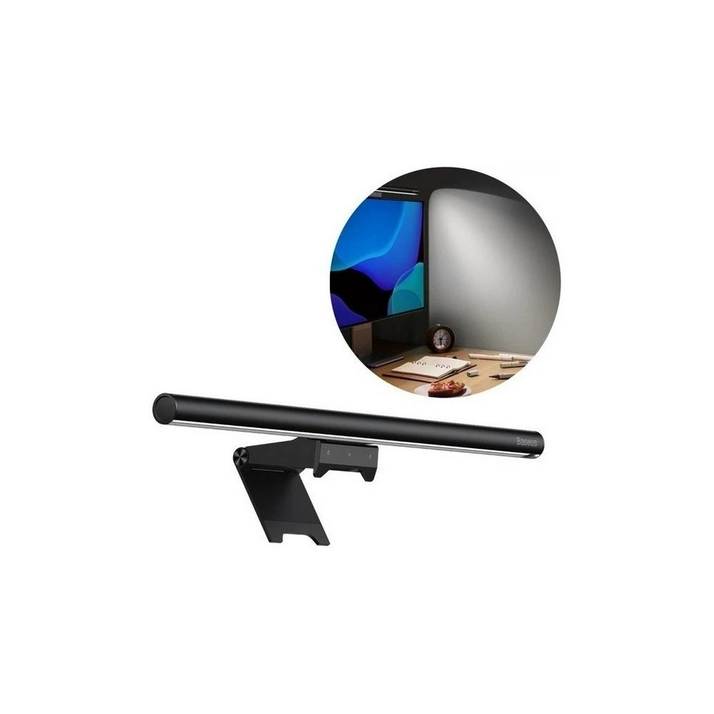 Настільна лампа Baseus LED лампа на монітор i-Wok 2 Series USB Asymmetric Light Source Screen Hanging Light (DGIW000101)