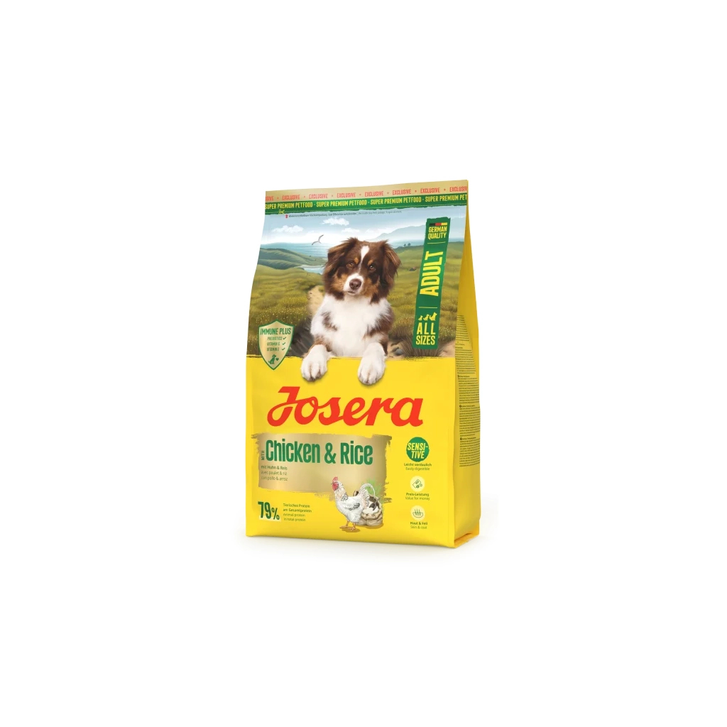Сухий корм для собак Josera Chicken & Rice Adult All Sizes 3 кг (4032254788065)