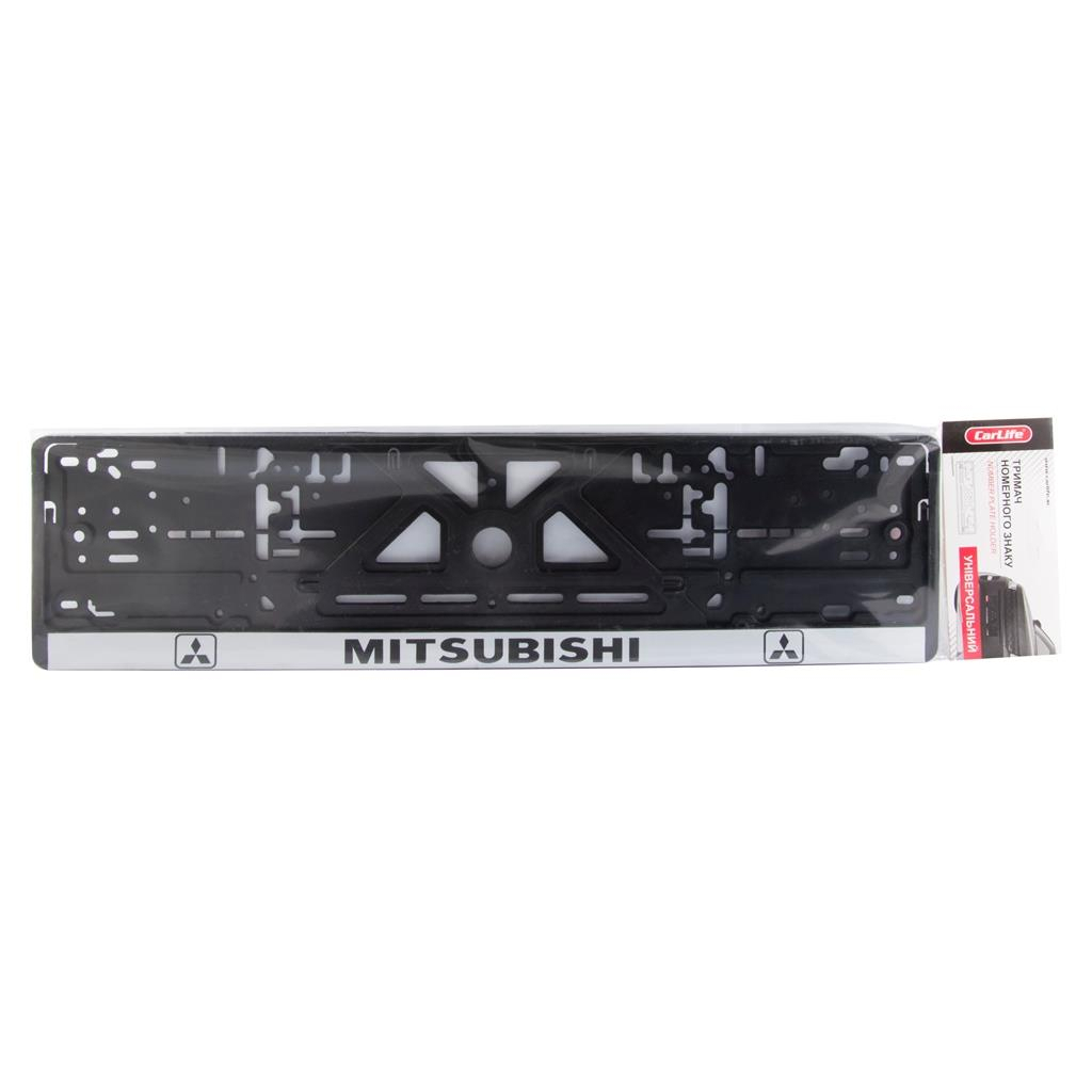 Рамка номерного знака CarLife Mitsubishi (NH19)