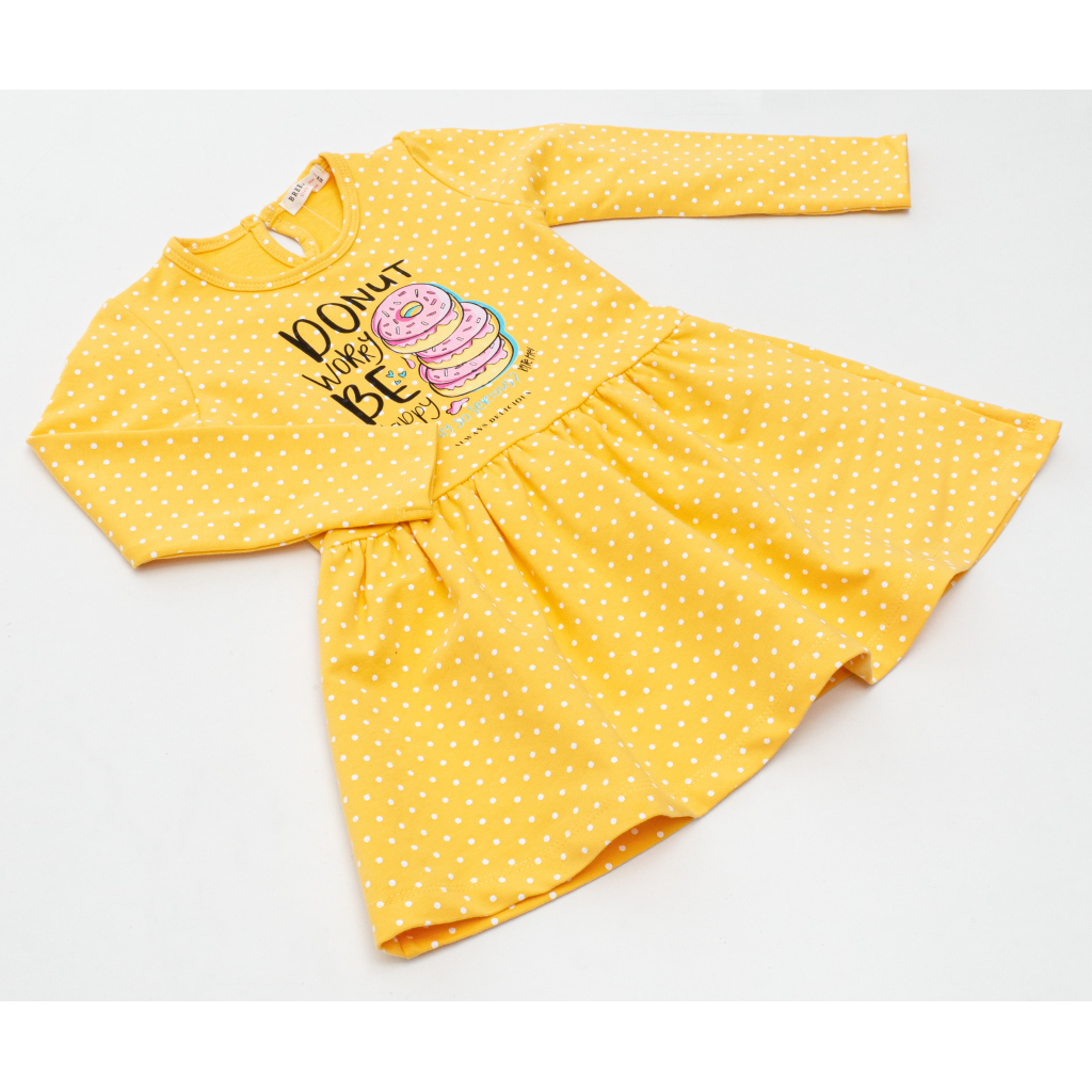 Плаття дитяче Breeze в горошок (16623-104G-yellow)