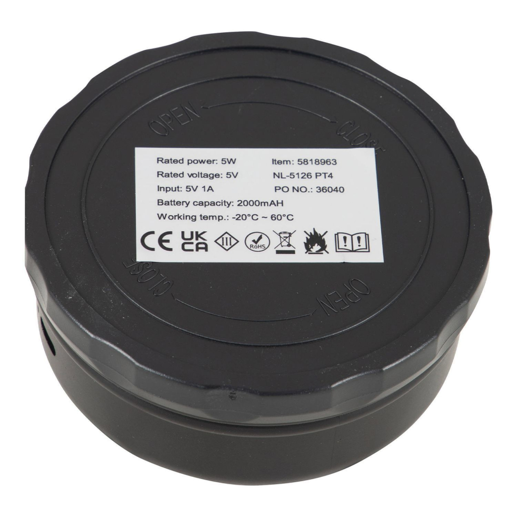 Ліхтар Bo-Camp Weirfield Rechargable 180 Lumen Black (5818963) (DAS303873) Ліхтар Bo-Camp Weirfield Rechargable 180 Lumen Black (5818963) (DAS303873)