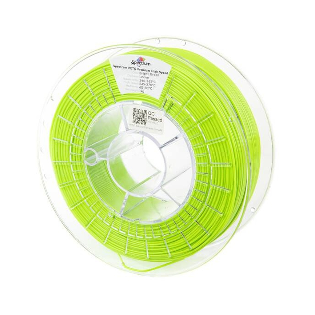 Пластик для 3D-принтера Spectrum PETG Premium HS 1.75mm 1kg Green, Bright (81546)