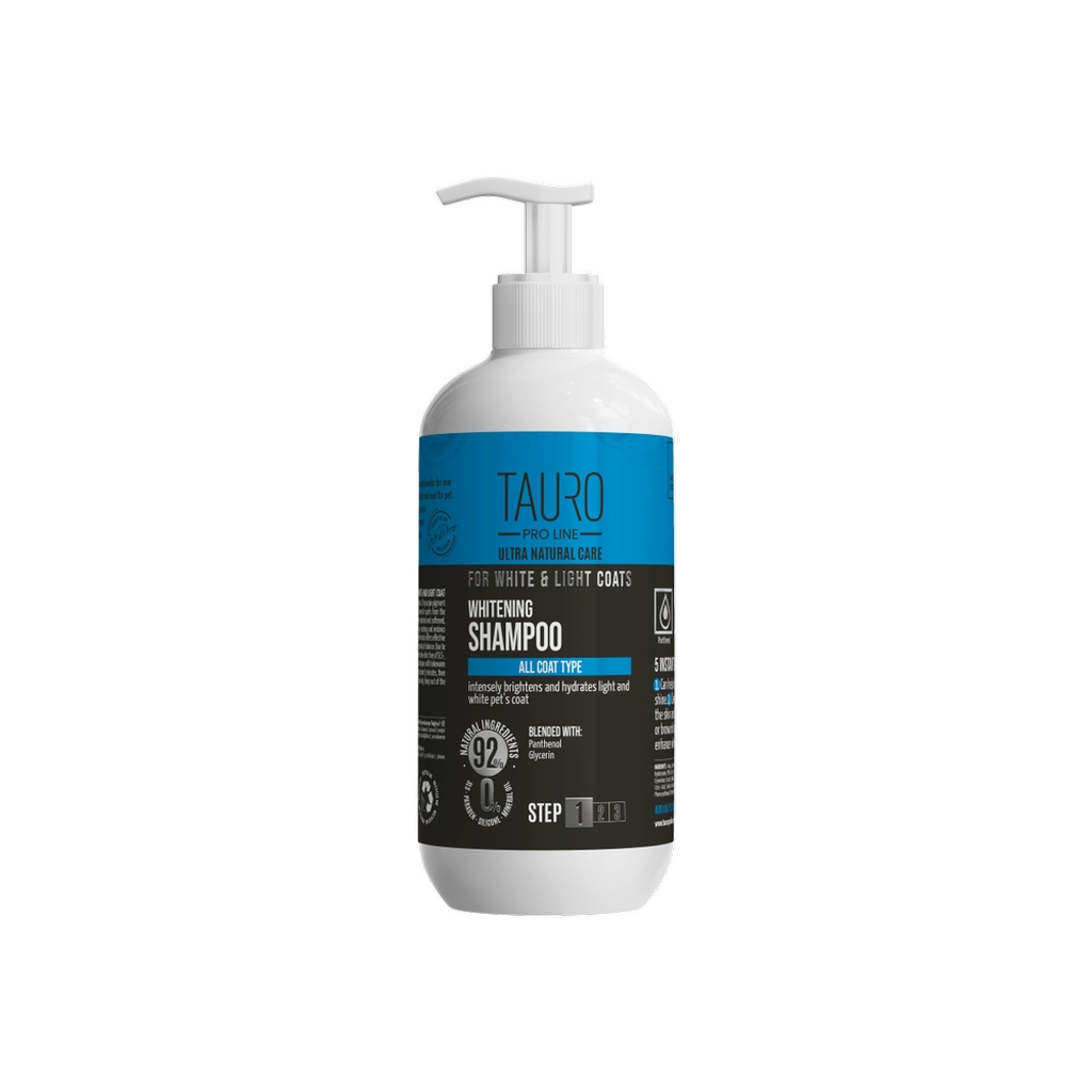 Шампунь для тварин Tauro Pro Line Ultra Natural Care Whitening 400 мл (TPL63612) Шампунь для тварин Tauro Pro Line Ultra Natural Care Whitening 400 мл (TPL63612)