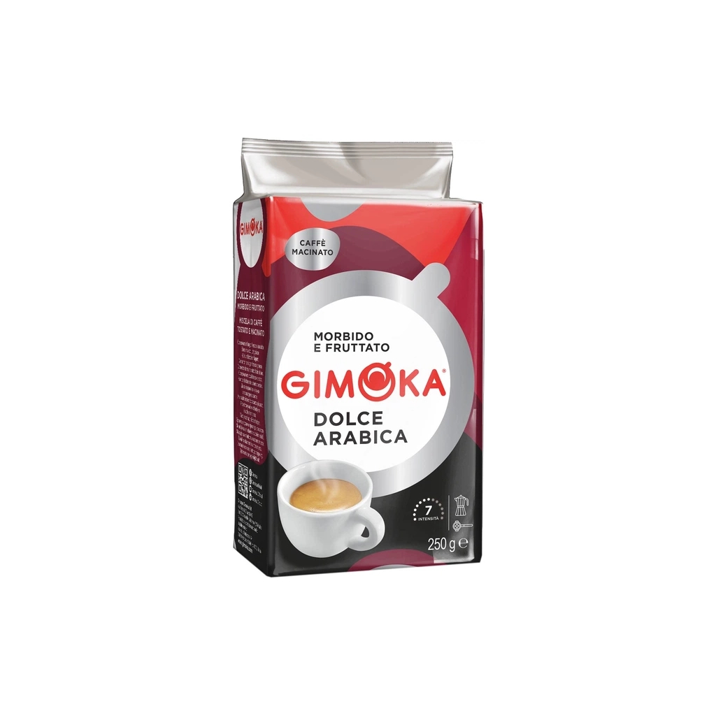 Кава Gimoka Dolce Arabica мелена 250 г (8003012013442) Кава Gimoka Dolce Arabica мелена 250 г (8003012013442)