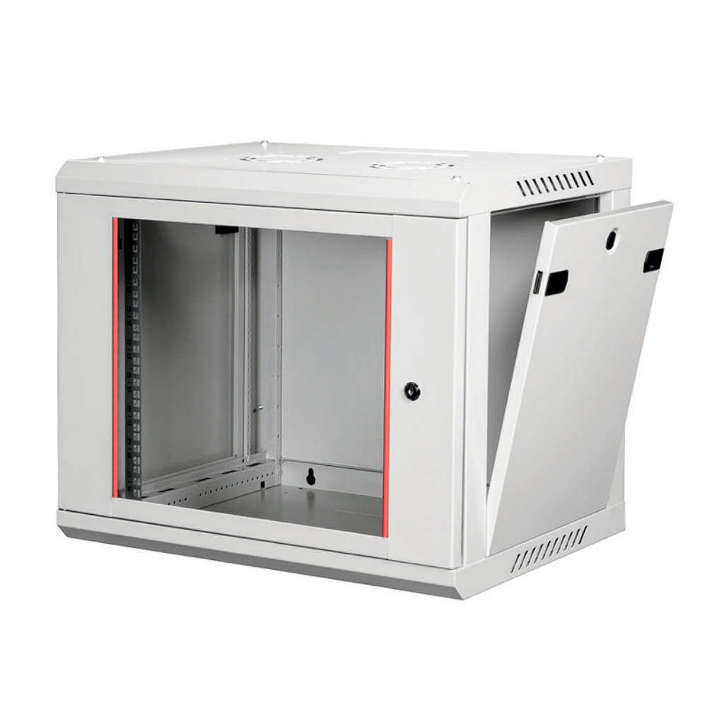 Шафа настінна 9U 19" 600x600 ProlineB Lande (LN-WB-09U6060-LG-F)