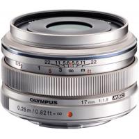 Об'єктив Olympus EW-M1718 17mm 1:1.8 Silver (V311050SE000)