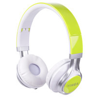 Навушники Vinga HSM040 White/Green (HSM040WG)