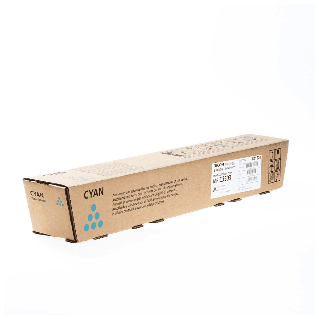 Тонер-картридж Ricoh MPC3003/MPC3503/MPC3004 Cyan 18K (841832/841820) Тонер-картридж Ricoh MPC3003/MPC3503/MPC3004 Cyan 18K (841832/841820)