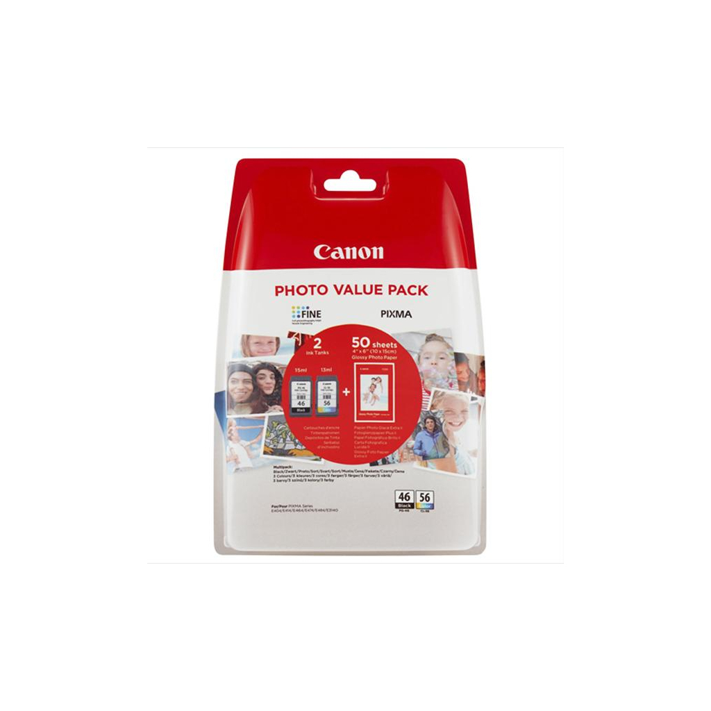 Картридж Canon PG-46 + CL-56 + Paper (Multi Pack) blister (9059B003)