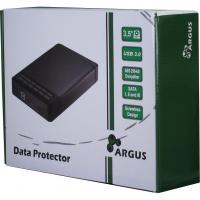 Кишеня зовнішня Argus 3.5' SATA III, max 16TB, USB 3.0, AES 256-bit encryption, Al (GD-35LK01)